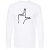 Gold Soft Touch Long Sleeve T-Shirt (Adult) Thumbnail